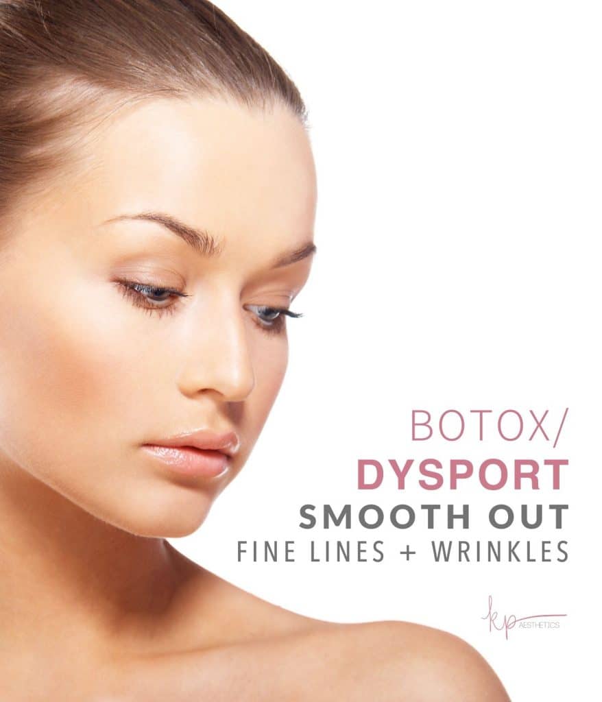 Woman with youthful and accentuated features after botox and dysport at KP Aesthetics.